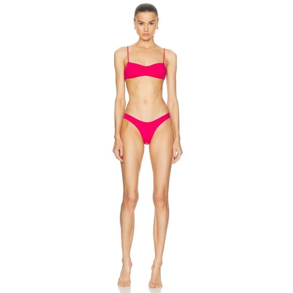 HAIGHT. Leila Bikini Bottoms in Intense Pink Small New Womens Swimsuit - Picture 4 of 11